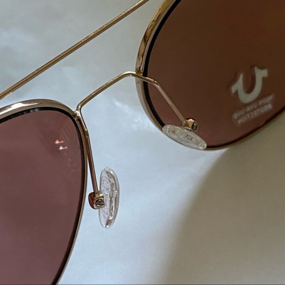 Aviator Sunglasses Gold And Yellow